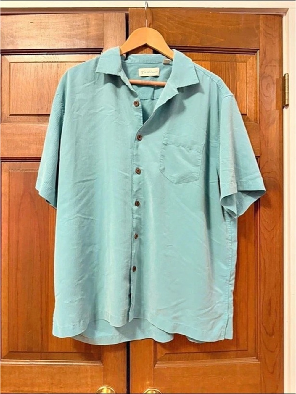 Caribbean Short Sleeve Button Down XL